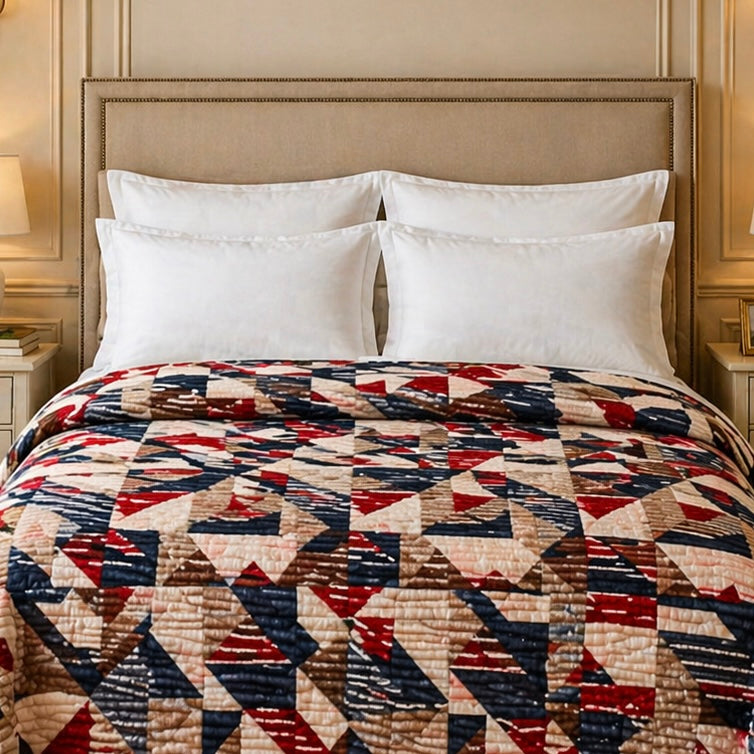 Blueborough Jacquard Fleece Blanket King Size - Multi-Colour