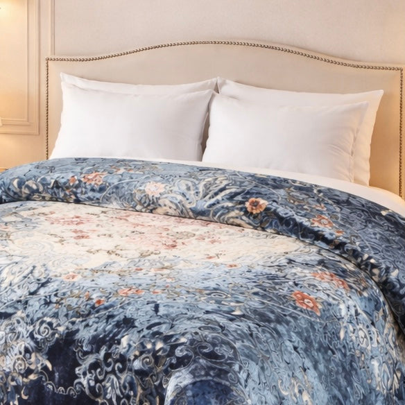 Cloude Prime Double Bed Cloudy 2 Ply - Classic Blue Colour