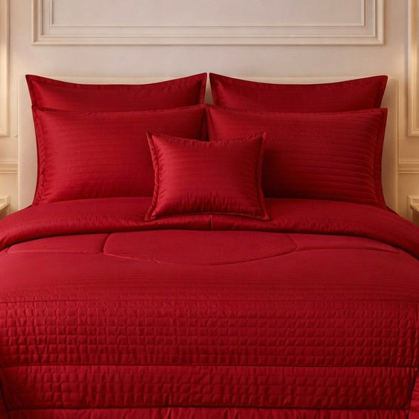 Comforter 7 Pcs Pure Aura Set Poly Bag - Colour