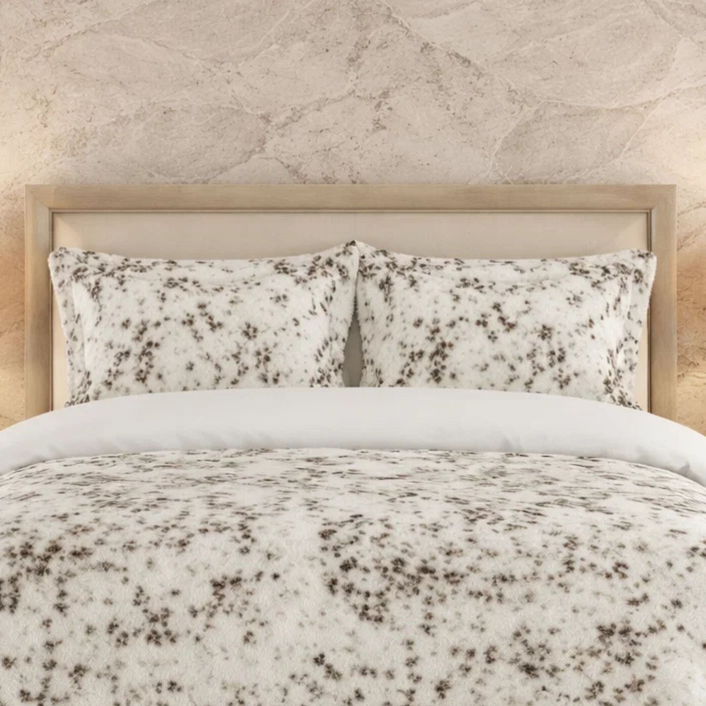 Comforter 4 Pcs Set Savanna Signature Top Fitted Poly Bag - Salt & Pepper Colour