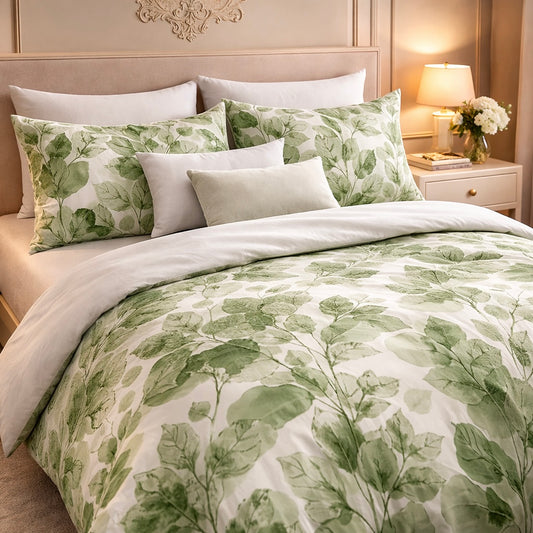 Gold Living Signature 3 Pcs Bed Sheet Set - Light Green Colour