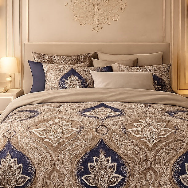 Gold Living Signature 3 Pcs Bed Sheet Set - Brown Colour