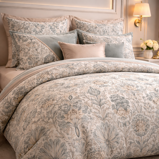 Comforter Single Bed Moon Soft Luxe Series Poly Bag - Slate Gray Colour