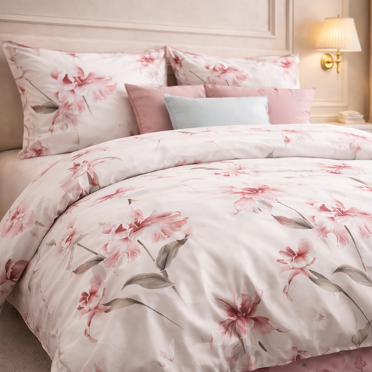 Comforter Single Bed Moon Soft Luxe Series Poly Bag - Pink Salt Colour