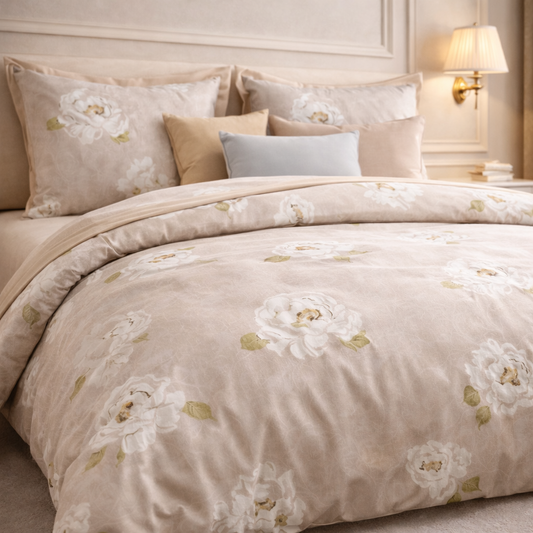 Comforter Single Bed Moon Soft Luxe Series Poly Bag - Oatmeal Colour