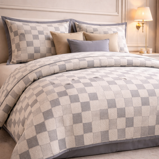 Comforter Single Bed Moon Soft Luxe Series Poly Bag - Light Oatmeal Colour