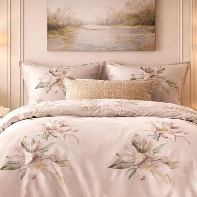 Noctura Living Twin Single Bed Sheet Set - Almond Silk Colour