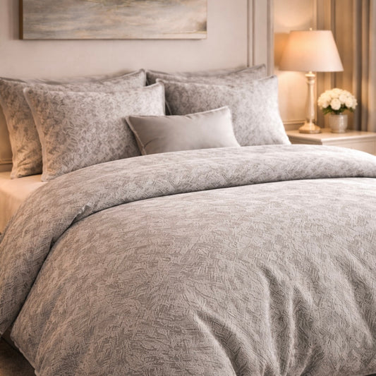Noctura Living Twin Single Bed Sheet Set - Light Gray Colour