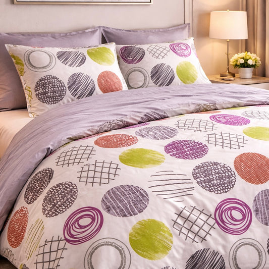 Noctura Living Twin Single Bed Sheet Set - Multicolour Colour