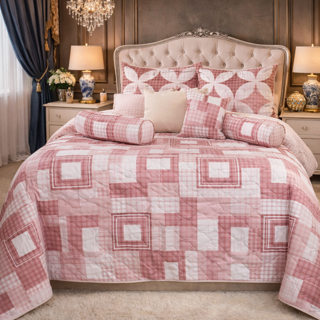 Quilted Bedspread Set Zone