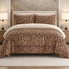 Comforter 4 Pcs Set Savanna Signature Top Fitted Poly Bag - Bronze colour