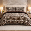 Comforter 4 Pcs Set Savanna Signature Top Fitted Poly Bag - Classic Leopard Colour