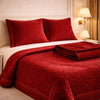 Principessa Cloud 4 Pcs Bed Spread Cloudy Set Box - Red colour