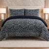 Comforter 4 Pcs Set Savanna Signature Top Fitted Poly Bag - Gray Colour