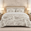 Comforter 4 Pcs Set Savanna Signature Top Fitted Poly Bag - Salt & Pepper Colour