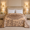 Arctic Cloud Fleece Blanket King Size - Honey Mustard Colour