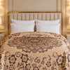 Arctic Cloud Fleece Blanket King Size - Honey Mustard Colour