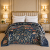 Arctic Cloud Fleece Blanket King Size - Slate Blue Grey Colour