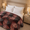 Blueborough Jacquard Fleece Blanket King Size - Brown Colour