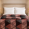 Blueborough Jacquard Fleece Blanket King Size - Brown Colour