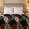 Blueborough Jacquard Fleece Blanket King Size - Multi- Colour