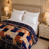 Blueborough Jacquard Fleece Blanket King Size - Navy Blue Colour