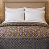 Blueborough Jacquard Fleece Blanket King Size - Gray Colour
