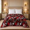 Blueborough Jacquard Fleece Blanket King Size - Multi-Colour