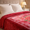 Aroma Royale Double Bed Blanket 1 Ply In Poly bag - Mehroon Colour
