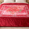 Aroma Royale Double Bed Blanket 1 Ply In Poly bag - Mehroon Colour