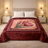 Aroma Royale Double Bed Blanket 1 Ply In Poly bag - Dark Brown Colour