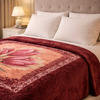 Aroma Royale Double Bed Blanket 1 Ply In Poly bag - Dark Brown Colour