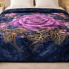 Aroma Royale Double Bed Blanket 1 Ply In Poly bag - Navy Colour