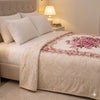 Aroma Royale Double Bed Blanket 1 Ply In Poly bag - Beige Colour