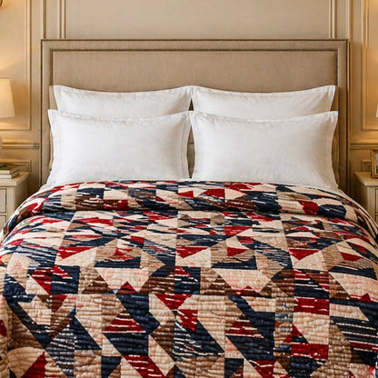 Blueborough Jacquard Fleece Blanket King Size - Multi-Colour