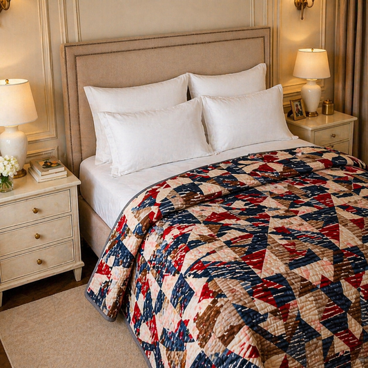 Blueborough Jacquard Fleece Blanket King Size - Multi-Colour
