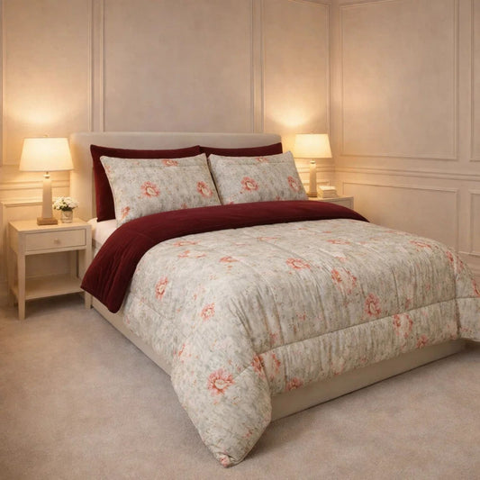 Comforter 6 Pcs Set Prime Rest Poly Bag - Sage Green Colour