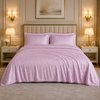 Caelrix Frost Velour Solo Fleece Blanket King Size In Poly Bag - Purple Colour