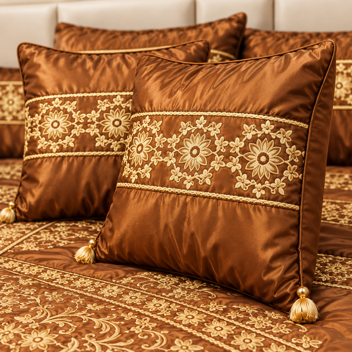 Silkara 9 Pcs Bridal Collection Poly Bag - Golden Color