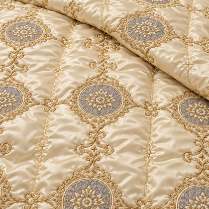 Nazneen 9 Pcs Bridal Set Poly Bag - Light Beige Color
