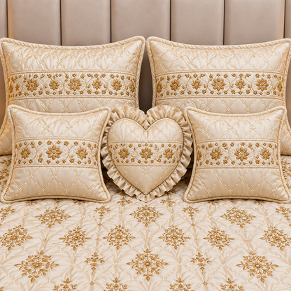 Velmira Jall Motif 8 Pcs Poly Bag - Off White