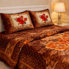 Château Collection 7 Pcs Bed Spread Set Box - Brown Colour