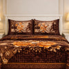 Château Collection 7 Pcs Bed Spread Set Box - Brown Colour