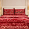 Château Collection 7 Pcs Bed Spread Set Box - Crimson Berry Colour