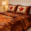 Château Collection 7 Pcs Bed Spread Set Box - Brown Colour