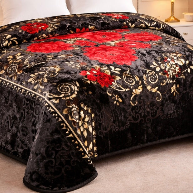 Cloude Prime Double Bed Cloudy 2 Ply - Black Colour