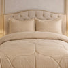 Comforter 4 Pcs Pure Aura Set Poly Bag - Beige Colour