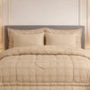 Comforter 6-Pcs Bloom Haven Set Poly Bag - Beige Colour