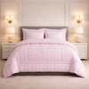 Comforter 6-Pcs Bloom Haven Set Poly Bag - Pink Colour