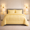 Comforter 6-Pcs Bloom Haven Set Poly Bag - Yellow Colour
